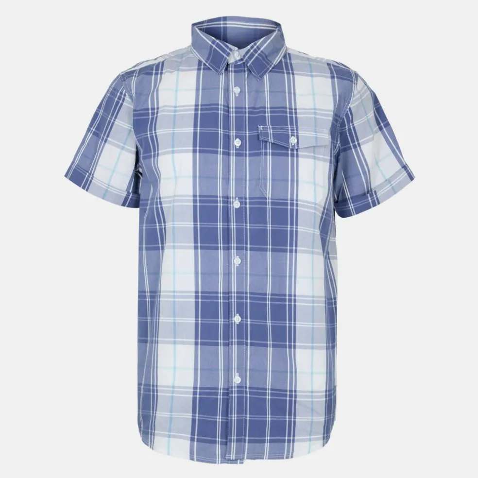 Men's Short-Sleeve Patterned Shirt