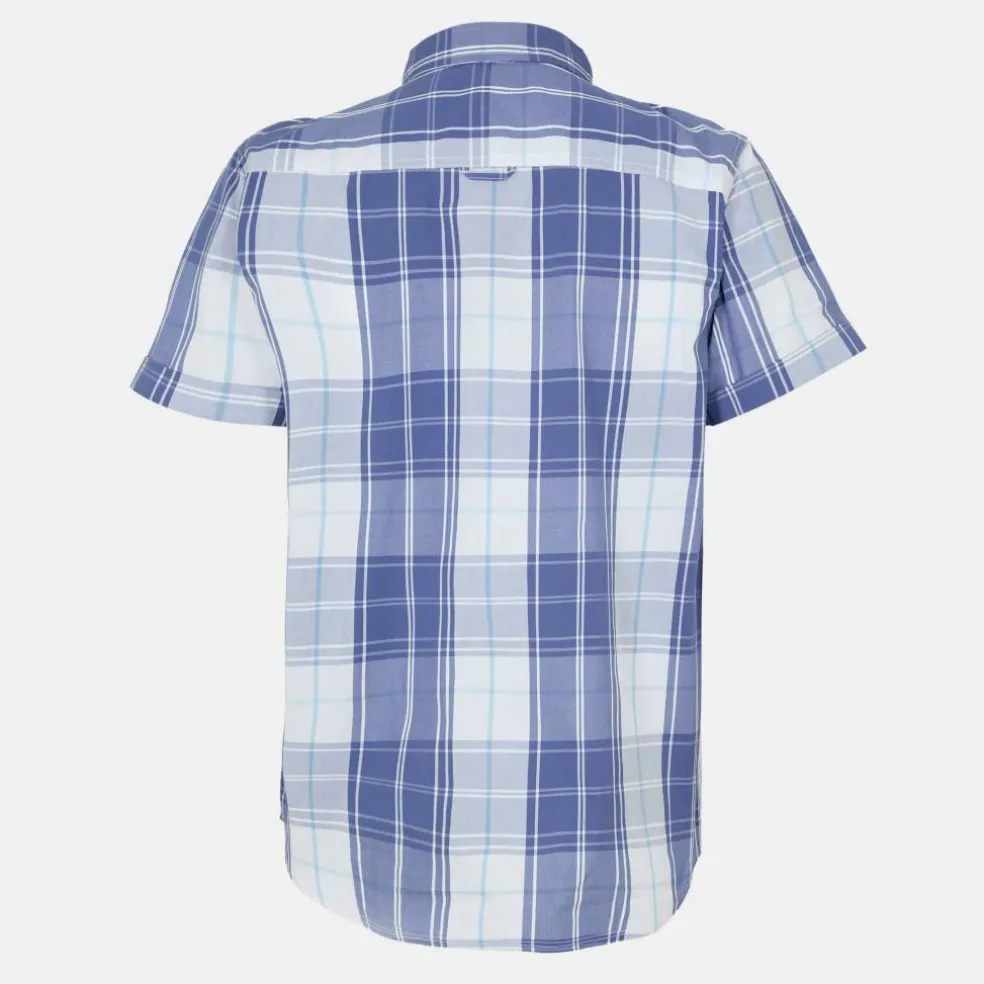 Men's Short-Sleeve Patterned Shirt