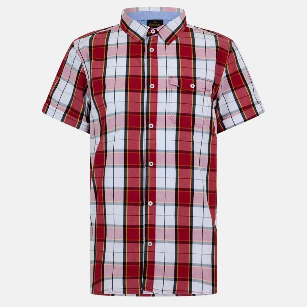 Men's Short-Sleeve Patterned Shirt
