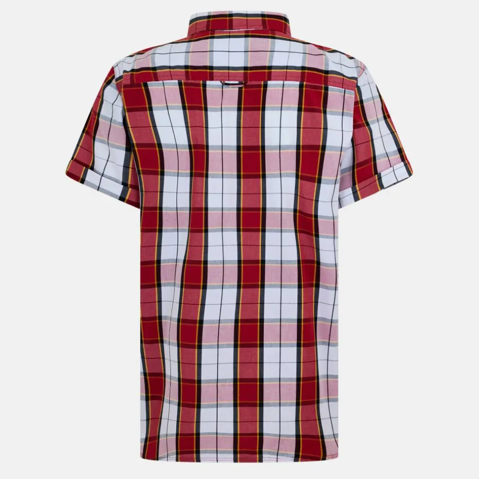 Men's Short-Sleeve Patterned Shirt