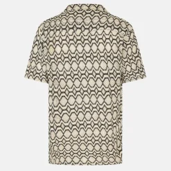 Men's Short-Sleeve Patterned Shirt