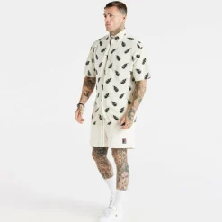 Men's Short-Sleeve Plain Shirt