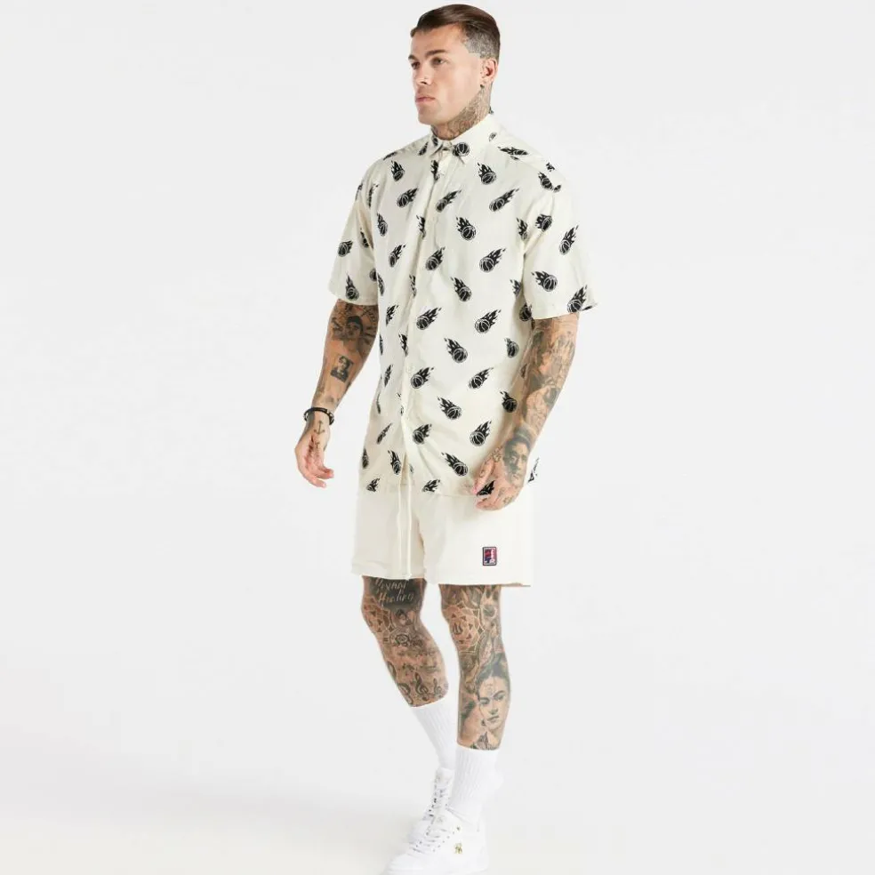 Men's Short-Sleeve Plain Shirt