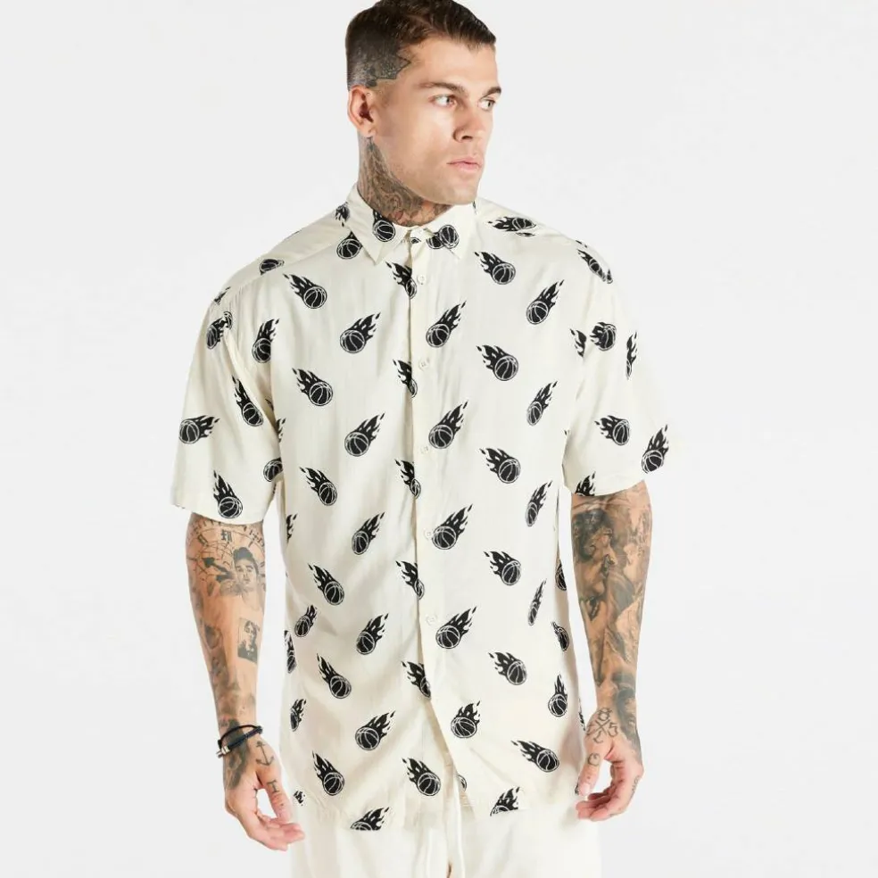 Men's Short-Sleeve Plain Shirt