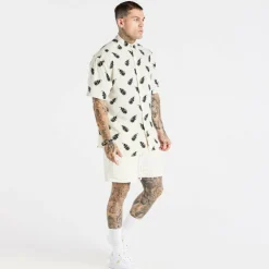 Men's Short-Sleeve Plain Shirt