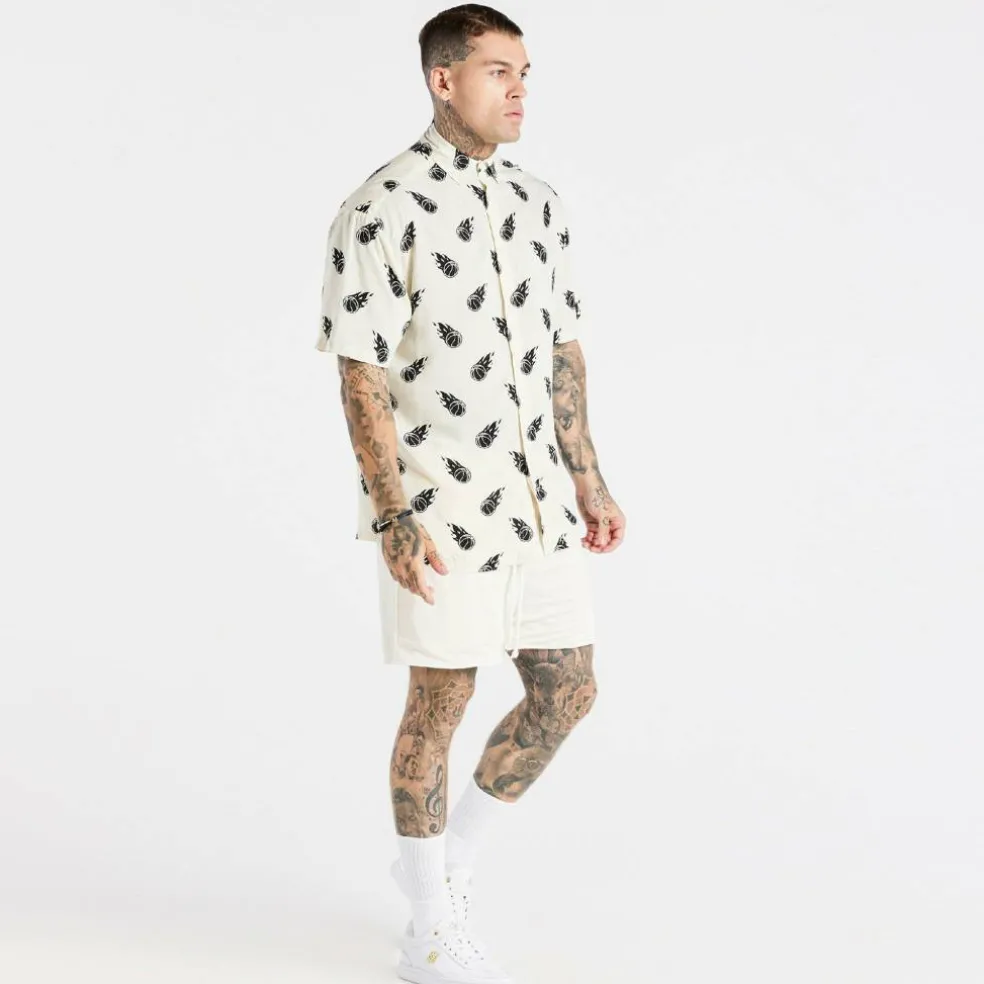 Men's Short-Sleeve Plain Shirt