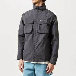 Men's Statlo Long Sleeve Stand Collar Overshirt