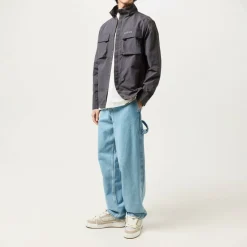 Men's Statlo Long Sleeve Stand Collar Overshirt