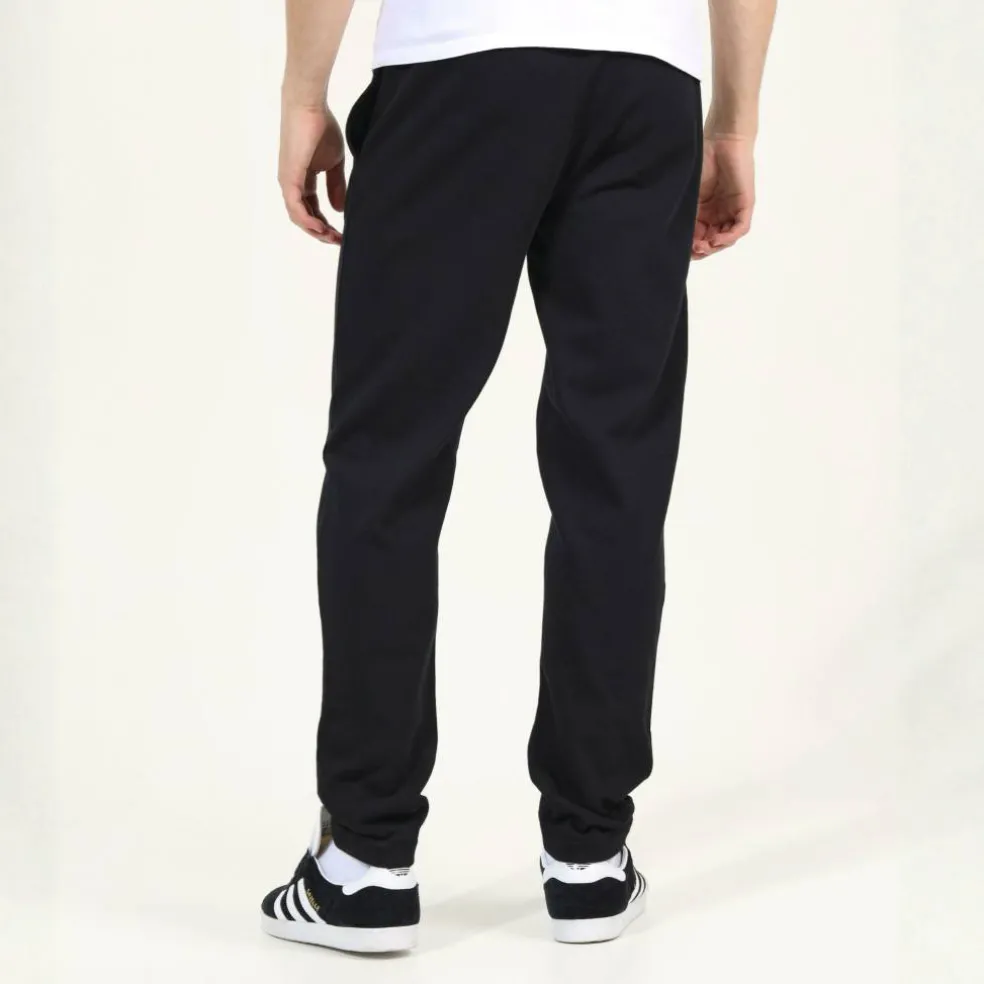 Men's Straight Leg Open Hem Fleece Jogging Bottoms