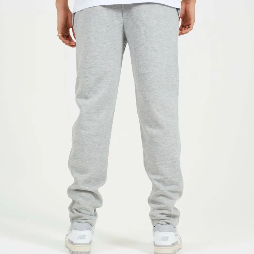 Men's Straight Leg Open Hem Fleece Jogging Bottoms
