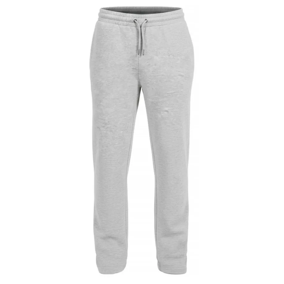 Men's Straight Leg Open Hem Fleece Jogging Bottoms