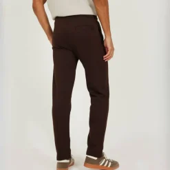 Men's Straight Leg Open Hem Fleece Jogging Bottoms
