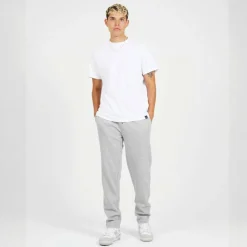 Men's Straight Leg Open Hem Fleece Jogging Bottoms