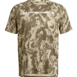 Men's Tech Camo Short-Sleeve Performance Gym Top