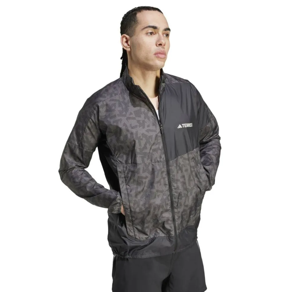 Men's Terrex Trail Water-Resistant Wind Performance Running Jacket