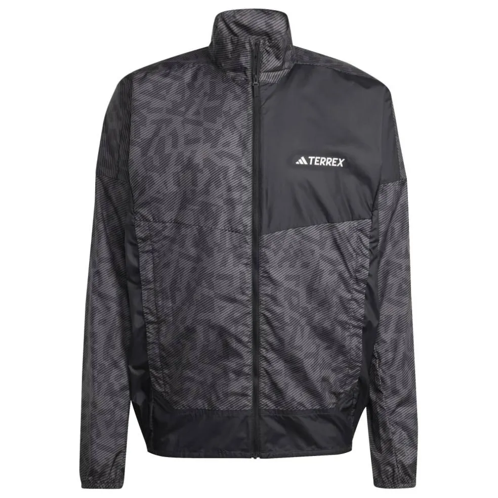 Men's Terrex Trail Water-Resistant Wind Performance Running Jacket