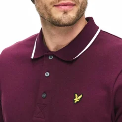 Men's Tipped Short Sleeve Polo Shirt