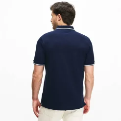 Men's Tipped Short Sleeve Polo Shirt