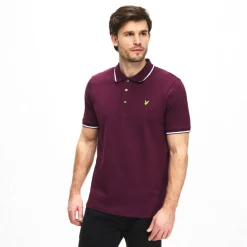 Men's Tipped Short Sleeve Polo Shirt