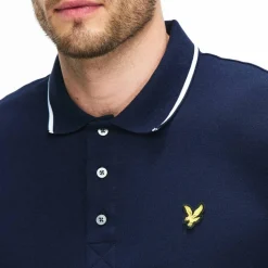 Men's Tipped Short Sleeve Polo Shirt