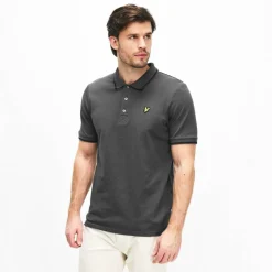 Men's Tipped Short Sleeve Polo Shirt