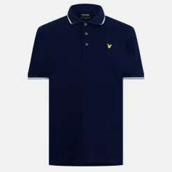 Men's Tipped Short Sleeve Polo Shirt