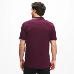 Men's Tipped Short Sleeve Polo Shirt