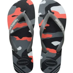 Men's Top Camo New Graphite Flip Flops