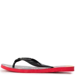 Men's Top Tribo Ruby Red and Black Flip Flops