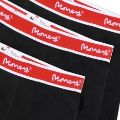 Men's Triple Black Cotton Trunks