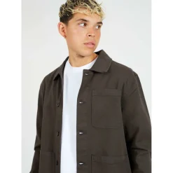 Men's Twill Cotton Long Sleeve Overshirt