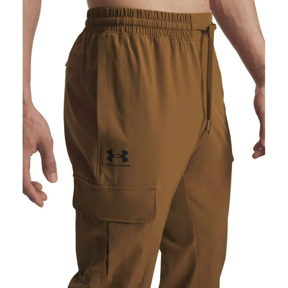 Men's Vibe Woven Open Hem Fleece Joggers