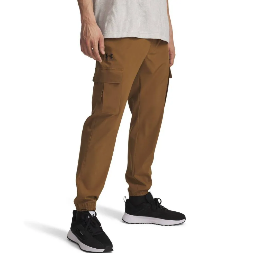 Men's Vibe Woven Open Hem Fleece Joggers