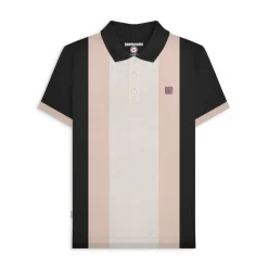 Men's Vintage Panel Short-Sleeve Polo Shirt