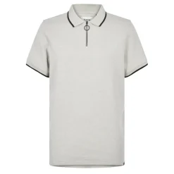 Men's Waffle Short-Sleeve Polo Shirt