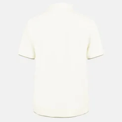 Men's Waffle Textured Short-Sleeve Polo Shirt