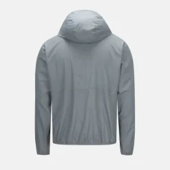 Men's Water and Wind Resistant Full Zip Hooded Waterproof Jacket