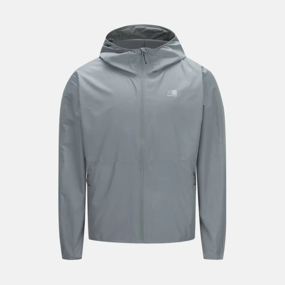 Men's Water and Wind Resistant Full Zip Hooded Waterproof Jacket