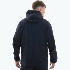 Men's Water-Resistant Adjustable Hood Rain Anorak