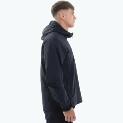 Men's Water-Resistant Adjustable Hood Rain Anorak