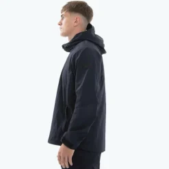 Men's Water-Resistant Adjustable Hood Rain Anorak