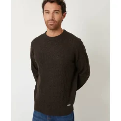 Men's Wildcroft Cable Crew Knit Jumper