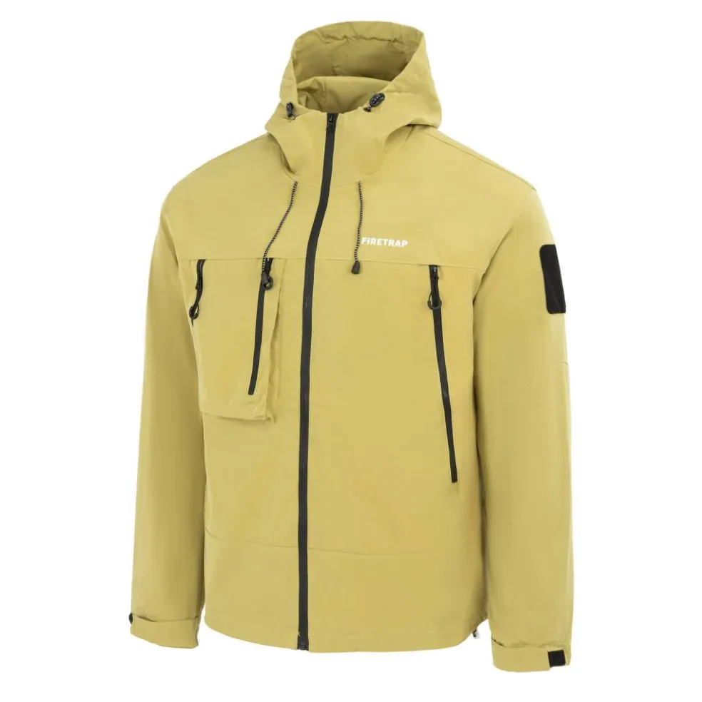 Men's Windproof Hooded Long Sleeve Windbreaker