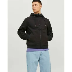 Men's Zipped Hooded Softshell Jacket
