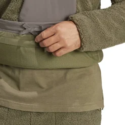 Men's 1/4 Zip Pile Fleece Fabric