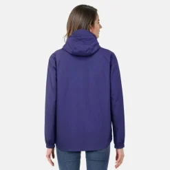 Men's Zip Through Cotton Wind Resistant Long Sleeve Hooded Rain Anorak