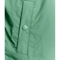 Men's Zip Through Cotton Wind Resistant Long Sleeve Hooded Rain Anorak