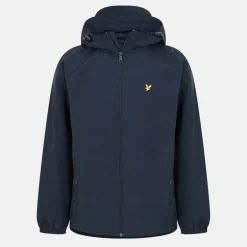 Men's Zip Through Cotton Wind Resistant Long Sleeve Hooded Rain Anorak