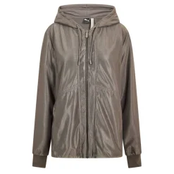 Mesh Hooded Jacket Womens