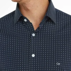 Micro Print Poplin Shirt